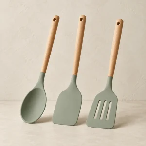 Silicone Cooking Utensils · Set of 3 — unbranded product
