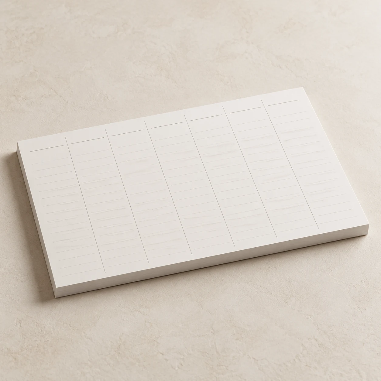 Weekly Desk Planner — unbranded product